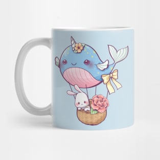 Flying Whale Is A Hot Air Balloon Mug